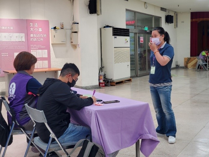 112年7月1-2日辦理社區防暴宣講師中階訓練進行宣導試講與口試-2