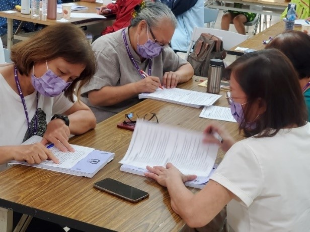 112年5月27-28日辦理社區防暴宣講師初階訓練，提升宣講師專業知能-2